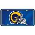 thumbnail image 1 of Los Angeles Rams Retro Metal License Plate, 1 of 1