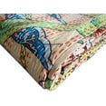 thumbnail image 4 of Bird Peacock animal Print Cotton Handmade Handblock Kantha Quilt Bohemain Decor Queen Size / King Size / Twin Size Bedspread Boho Coverlet Throw Blanket, 4 of 5