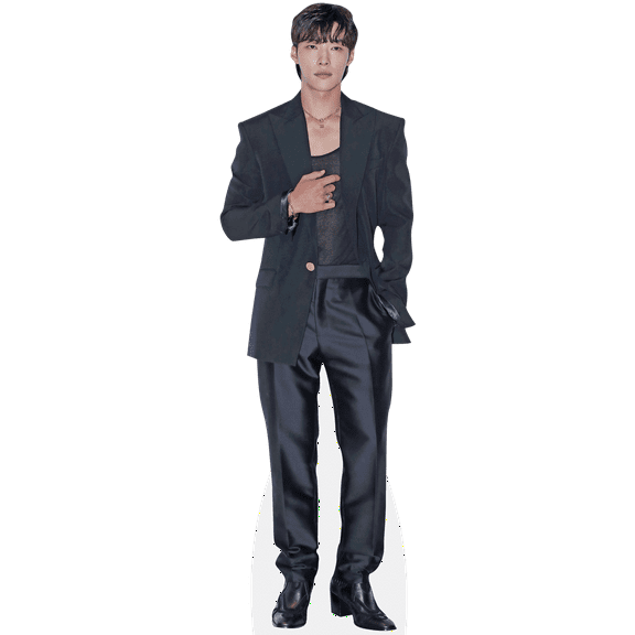 Woo Do-Hwan (Black Suit) Life Size Cutout. Standee.