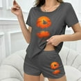 thumbnail image 6 of Uaswgudfs Women's Cotton Blend Pajama Set - Halloween Print, Elastic Waist, 6 of 7