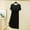Black, variant on MGDXOX Nightgown for Women Short Sleeve Cotton Pajama Dress with Built in Bras Summer Soft Nightie Comfy Sleepwear Pink Free Size