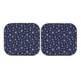 thumbnail image 3 of Uemuo Star Dog Paw Printed 2 PCS Car Windshield Sun Shade, Auto Sun Heat and UV Rays Blocker, Foldable Automotive Front Window Sunshade Protector, 3 of 7