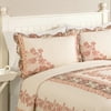 Better Homes & Gardens Standard Pink Floral Rayon, Cotton Pillow Shams, Standard
