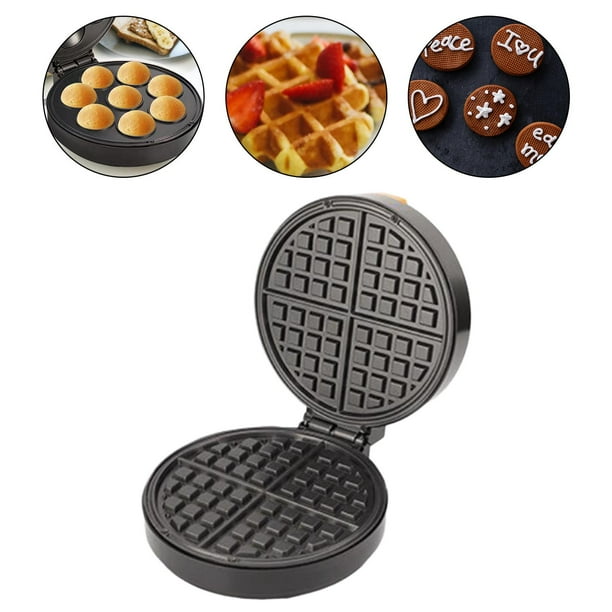Placas de coccion calentamiento de doble cara bandeja para hornear multifuncional horno de gofres domestico electrico gofrera para rollo de