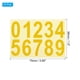 thumbnail image 2 of Uxcell 3 Inch Reflective Mailbox Number Sticker Decal Die Cut Classic Style Strong Self Adhesive, Gold Tone, 5 Pack, 2 of 5