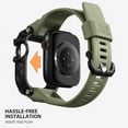 thumbnail image 3 of ULTIMAL Adjustable Compatible with Apple Watch Bands 49mm/45mm/44mm, Rugged Sports Band with Tough Shockproof Bumper Case, Heavy Duty Replacement Band for S4/5/6/SE,S7/8/9,Ultra 2/1, 3 of 5