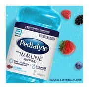 Pedialyte with Immune Support Electrolyte Solution, Iced Berry, 1 Liter