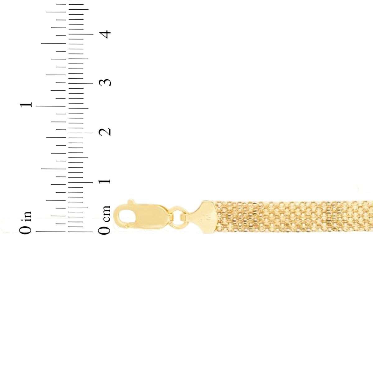 Floreo 14k Yellow Gold 7mm Bismark Chain Necklace