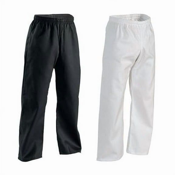 Century 7 oz. Middleweight Student Elastic Waist Pants - White #00 (3'5"-3'10" / 40-60lbs)