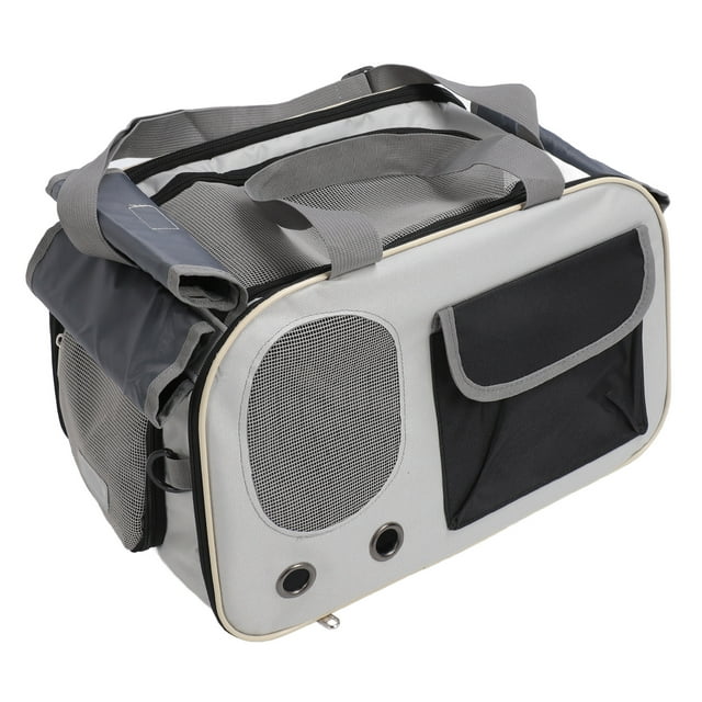 Transportín De Viaje Plegable Para Perros, Bolsa Portátil Para Mascotas Con Correa Ajustable, Transportador De Gatos De Tela Oxford Para Mascotas Pequeñas Y Medianas, Apariencia