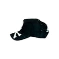 thumbnail image 5 of Vago Gorra Negra Bones Estilo Urbano con Calavera en Relieve y Gamuza, 5 of 5