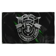 Cayyon 5th Special Forces Group Legacy Numeral Flag 3x5Feet Military Banner with 2 Brass Grommets