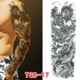 thumbnail image 1 of Tatuajes temporales en el brazo para hombres, pegatinas, tatuajes falsos, arte popular, 1 of 2