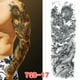 thumbnail image 1 of Tatuajes temporales para hombres, mujeres, adultos y hombres. Tatuajes temporales en el brazo. Tatuajes falsos. Arte popular., 1 of 2