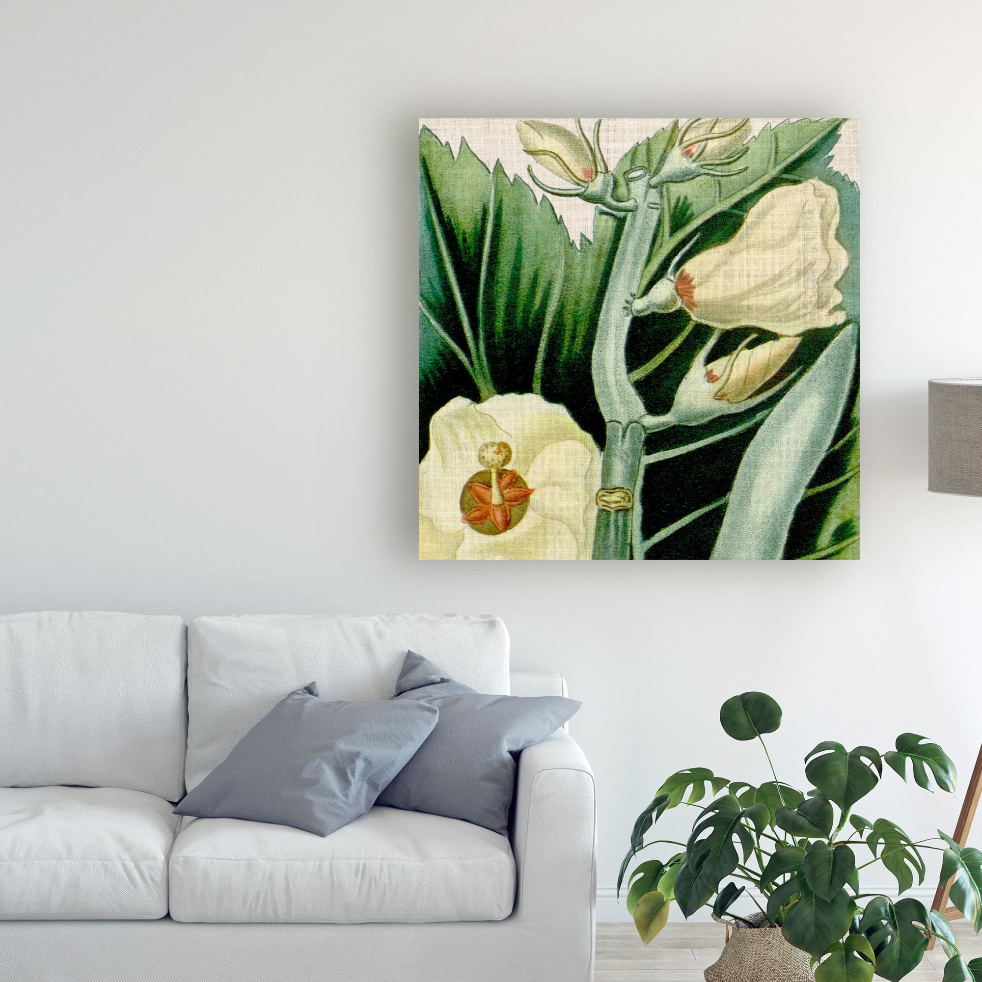 Trademark Fine Art 'Cropped Turpin Tropicals III' Canvas Art by Vision Studio
