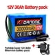 thumbnail image 1 of Nuevo portátil Super 12v 30000mah batería recargable de iones de litio capacidad del paquete Dc 12,6 v 30ah Cctv Cam Monitor + cargador, 1 of 3