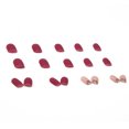 thumbnail image 2 of Uñas postizas HUOGUO, color mate, 24 unidades, de presión corta, 2 of 4
