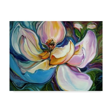 Trademark Fine Art 'Sweet Magnolia Modern Floral Abstract' Canvas Art by Marcia Baldwin