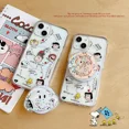 thumbnail image 4 of Bonita funda magnética con dibujos animados de Snoopy y Charlie Brown con carga inalámbrica Magsafe para iPhone 15, 14, 13, 12 y 11 Pro Max, 4 of 5