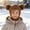 Coffee, variant on Kids Winter Bear Ear Knit Beanie Hat, Thick Fleece Lined Warm Ear Flap Cap for Boys Girls Outdoor Snow Play and Cold Weather Wear