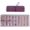 Berry Purple, variant on Travel  Organizer Roll with Zippered Pockets,Hangable | -Free Portable  Storage Bag for Women | Holder for Necklaces, Earrings, Rings, Bracelets,Bangles