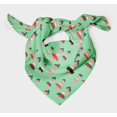 thumbnail image 3 of Bimba Green Cute Dolls Kids Printed Pure Silk Scarf For Hair Neck Head Bandanas For Women 40 x 40 Inches, 3 of 6