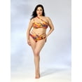 thumbnail image 2 of Hot Girl Summer by Megan Thee Stallion Women's Sunset Butterfly Bikini Top, Sizes XS-XXL, 2 of 5