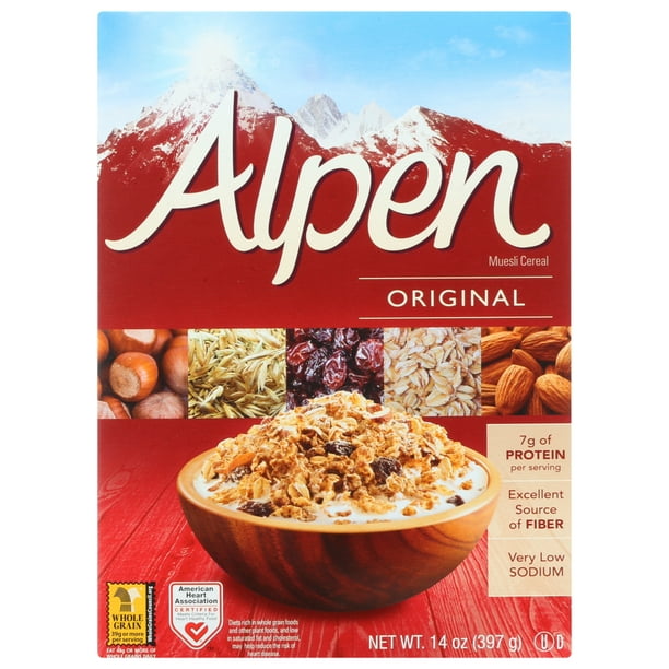 Alpen Muesli Cereal Original, 14 Oz.