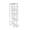 WHITE 5, variant on ABCOOL Pull-Out Storage Organizer Rolling Utility Cart Modern 3-Tier Steel Black 1-Pack 35 in H x 15 in L x 8 in W