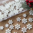 thumbnail image 6 of Ksopiavobs Small Snowflakes for Craft,60 Pcs White Glitter Plastic Mini Snowflake for Christmas Embellishments and Winter Party DIY Craft Decoration-3 Different Size, 6 of 6