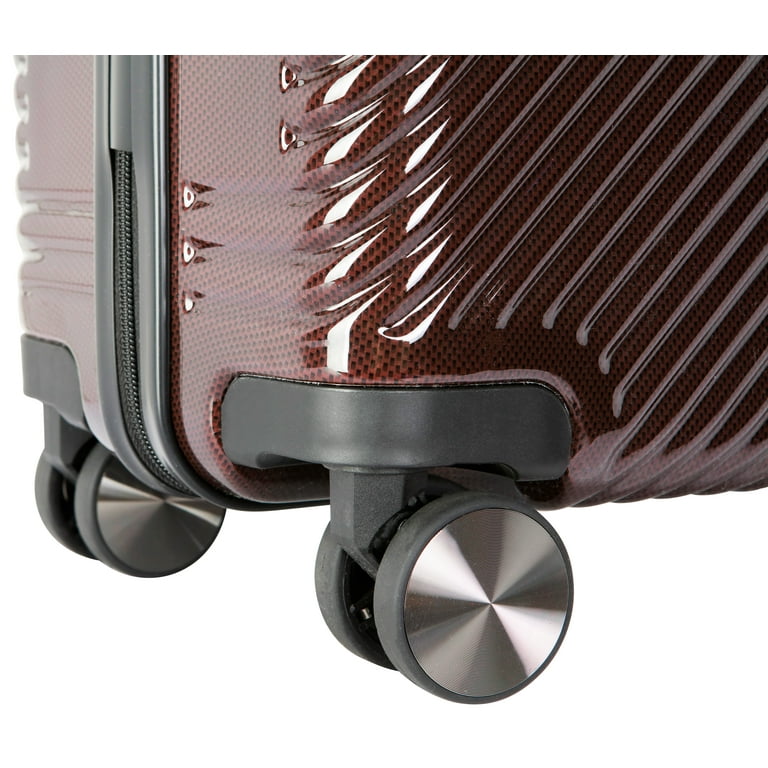 Ecotech Veer 28-inch Hardside Spinner Luggage, Chocolate, Durable