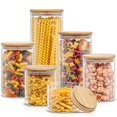 thumbnail image 2 of QUTETN Storage Jars with Airtight Stainless Steel Lids - Set of 6, 2 of 22