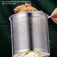 thumbnail image 3 of Small Deep Fryer Pot, Stainless Steel Oil Saving Small Fryer Mini Deep Fryer Pot with Lid for Frying Fish Shrimp Chicken Fries, 3 of 7