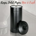 Autumn Alley Black Metal Farmhouse Toilet Paper Extra Roll Storage