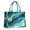 Blue And Gold, variant on Large Capacity Tote Bag,Blue and Gold Marble Shimmer Streaks Pattern Handbag Fashion Luxury Tote Bag,15.7"x13"x 5.1" Inches,Laptop Compatible