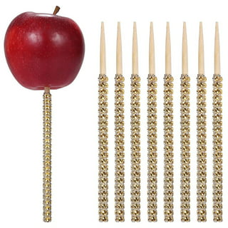 36 Pack Rhinestone Gold Cake Pop Sticks for Candy Apples, Lollipops,  Dessert Bar (6 In)
