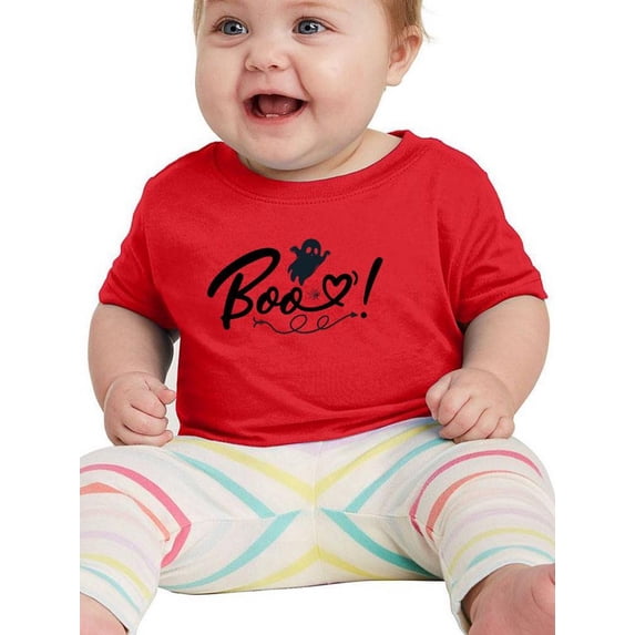 Boo! Cute Ghost. T-Shirt Infant -Image by Shutterstock, 12 Months