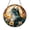Acrylic 3.5 Inch, variant on Feline Moon Window Glass Suncatcher Ornament, Mystical Night Light Catcher Hanging for Living Room Decor