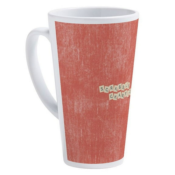 CafePress - Scrabble Champion - 17 Oz White Ceramic Latte Mug