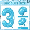 thumbnail image 2 of Decoraciones de cumpleaños, globos con forma de copo de nieve, número 3, de Frozen, 2 of 7