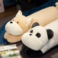 thumbnail image 2 of Muñeco de peluche de animales Kawaii para bebé, Animal suave, Panda, cerdo, perro, muñeco de peluche de dibujos animados, compañero de dormir, almohada de felpa linda, regalo821, 2 of 5