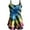 B, variant on RKSTN Two Piece Tankini Bathing Suits Floral Printed Swim Tops with Boy Shorts Women Swimsuits Sporty Swimwear
