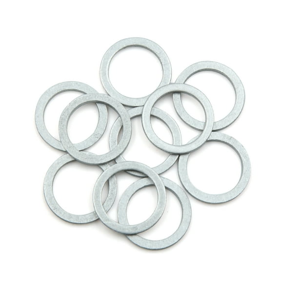 Unique Bargains 10pcs Engine Oil Crush Washers Drain Plug Gaskets 18mm ID. 25.5mm OD. for Auto Car