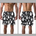 thumbnail image 3 of luoweisi Men's Beach Shorts Quick Dry Swim Trunks with Mesh Lining Easter Egg 2XL, 3 of 5