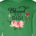 thumbnail image 4 of Inktastic Blessed to Be a Gigi with Pink Flowers Long Sleeve T-Shirt, 4 of 5