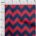 thumbnail image 1 of oneOone Viscose Chiffon Fabric Chevron Geometric Printed Fabric 1 Yard 42 Inch Wide, 1 of 4