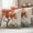 Orange Teal Beige, variant on Orange Tree Fall Outdoor Waterproof Pillow Covers, Vintage Teal Truck Thanksgiving Pumpkin Decorative Square Throw Pillowcase Sofa Cushion Sham for Patio/Couch/Chair, 24"x24" 2 Pack