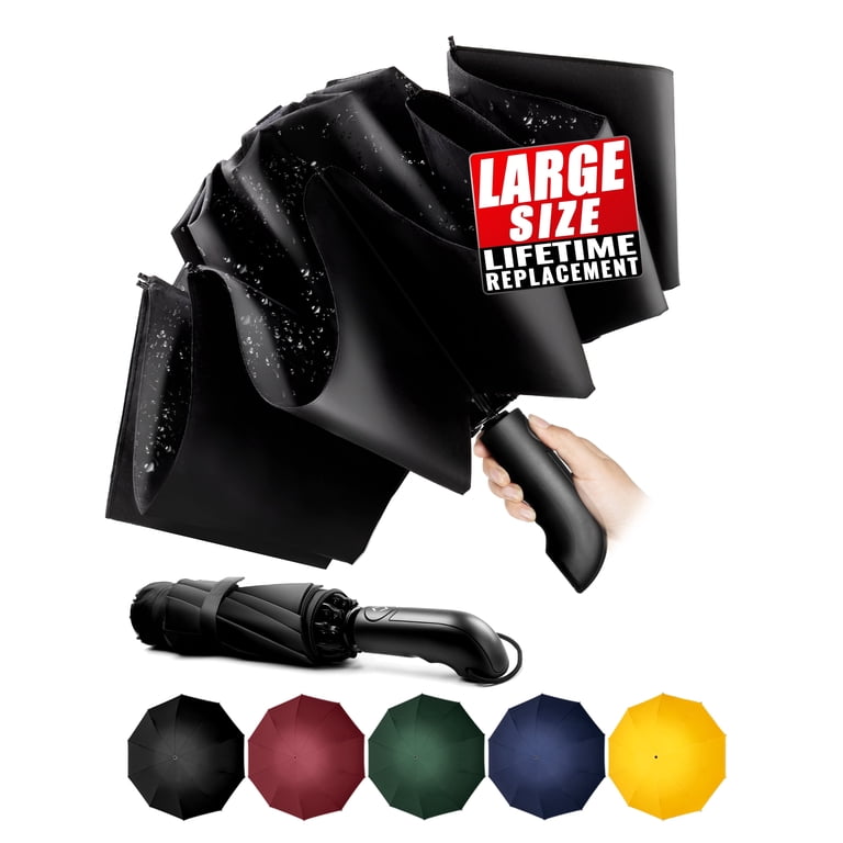 Chakipee Automatic Reverse Folding Umbrella, 10-Rib photo 1