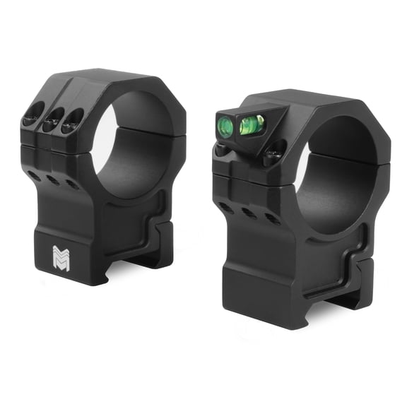 Monstrum Deadlock PRS Scope Rings with Level Bubble | 30 mm Diameter | 1.26" Center Height