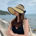 thumbnail image 3 of Sombrero para el Sol para Mujer, Viseras de Paja Plegables, Sombrero de Playa para Mujer, Viseras de Paja para Mujer, Rendimiento inigualable, 3 of 8